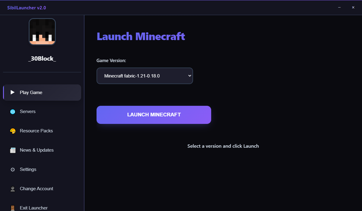 SibilLauncher Preview